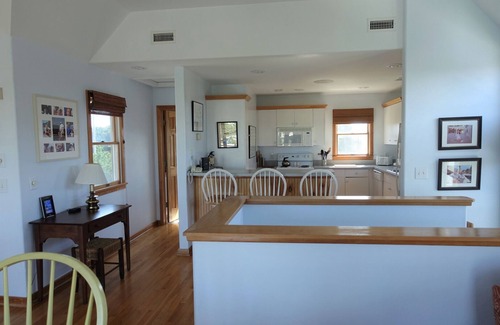 Ocracoke House | Good Medicine is a canal front home with reverse floor plan and expansive views.