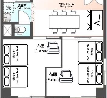 Kurume Apartment | GoodStay205