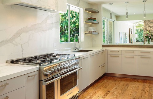 Hollywood Hills West House | Gorgeous Hollywood Hills Mid-Century Modern Celebrity Gated Spa Estate w/Views