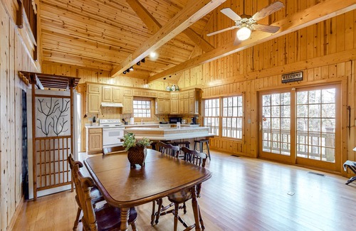 Wiley Cabin | Gorgeous Lake Burton retreat with private deck, fireplace & W/D - dogs welcome