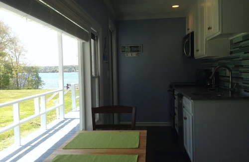 East Boothbay Condo | Gorgeous Oceanfront Sunsets With Dock and Beach at Low Tide!