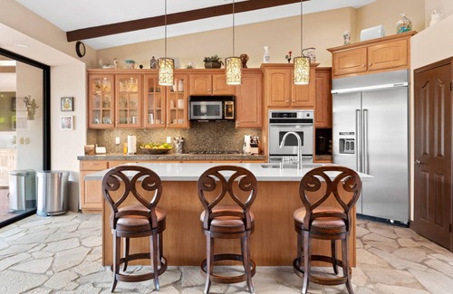 Magnesia Falls Cove House | Gorgeous Spanish Style Home in Rancho Mirage | Private Pool & Spa with Mountain Views