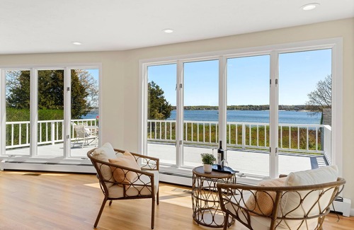 Bourne House | Gorgeous waterfront home with private beach just 50 miles from Boston!