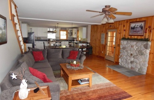 Laconia House | Gorgeous Waterfront with Dock & Mountain Views on Winnisquam - Sleeps 12