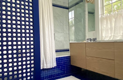 Bellport House | Gracious Bellport Village Beach House w/ heated salt water gunnite pool