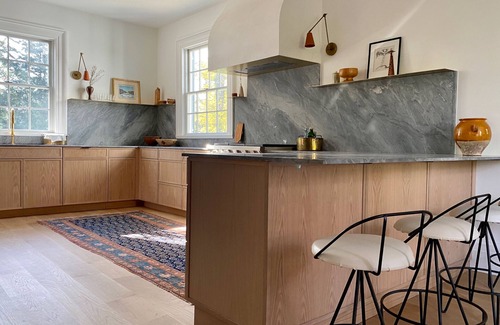 Bellport House | Gracious Bellport Village Beach House w/ heated salt water gunnite pool