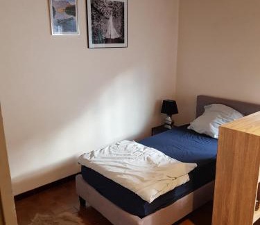 Marnaz Apartment | grand studio dans une résidence prive avec une cuisine et salle de bain séparé un parking gratuit et une magnifique vue sur les montagness