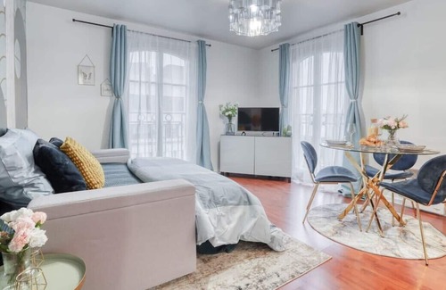 Noisy-le-Grand Apartment | Grand T2 Rénové Gare hyper-centre 4pers Paris Wifi