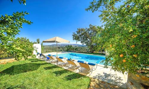Kastellos Villa | Grand View Villa Private Heated Pool