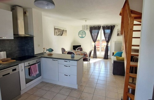 Narbonne-Plage Apartment | Grandes Bleues, Appartement T3 Duplex, Piscine, Narbonne Plage