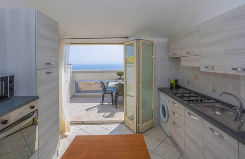 Furore Apartment | Grandmother's Attic with coastal views