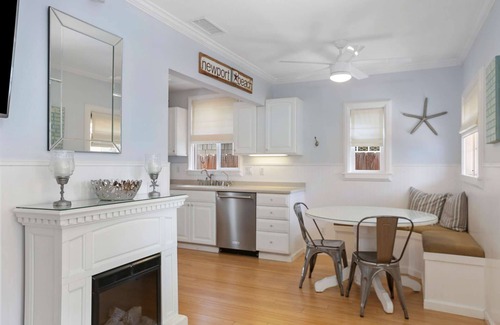 West Newport House | Great Family Spot w/AC, Walk to Beach, Parking, Huge Private Patio w/BBQ, Two Private Cottages