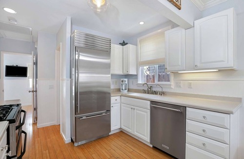 West Newport House | Great Family Spot w/AC, Walk to Beach, Parking, Huge Private Patio w/BBQ, Two Private Cottages