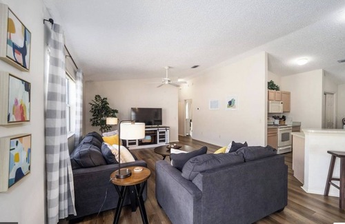 Bonnybrook House | Great location. Sleeps five with a four seater golf cart. No carpeting.