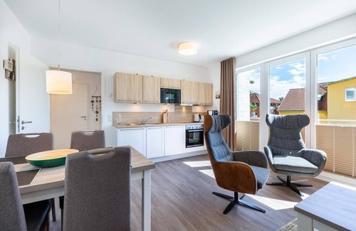 Boltenhagen Apartment | Great, modern vacation apartment for 4 people with a beautiful balcony near the beach