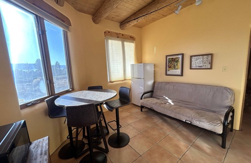 El Prado Apartment | Great mountain views in cozy casita in north Taos. Note: 30 day rental minimum