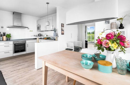Olpenitz Apartment | Große Freiheit - 1. Reihe am Wasser, Sauna, Whirlwanne, E-ladesäule