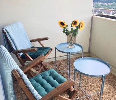 Neckarweihingen Apartment | großes Appartement mit Aussichtsbalkon