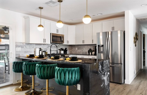 New Papago Parkway House | Group Fun HQ with Hot Tub + Bar, Heated Pool, Game Room & Lounge Near Old Town