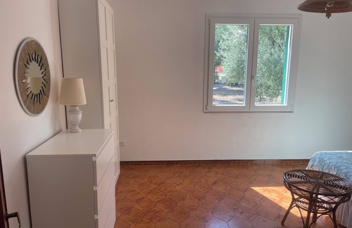 Trani Villa | Guest house located on private olive orchard estate surounded by olive trees.