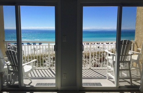 Fort Walton Beach Condo | *GULF FRONT CONDO* Amazing Ocean Views* Island Sands 308 w/beach service