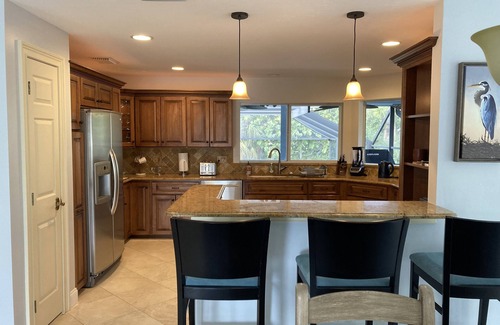 Sanibel House | Gulf House with heated pool and ping pong table.