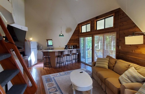 Panacea Cottage | Gulf view Geodesic Dome Cottage just a 5 minute walk to uncrowded beach!