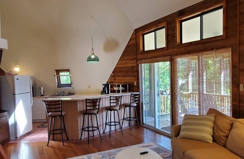 Panacea Cottage | Gulf view Geodesic Dome Cottage just a 5 minute walk to uncrowded beach!