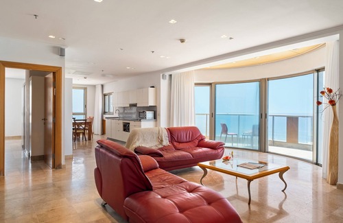 Haifa Apartment | HaCarmel Beach Sea-View Penthouse