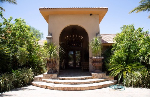 Thousand Palms House | Hacienda Nestled in Private Date Grove close to Palm Springs
