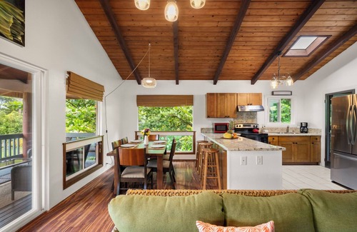 Wainiha House | Hale Haena Kai - Hawaiiana Home, walk to the beach TVNC#5154
