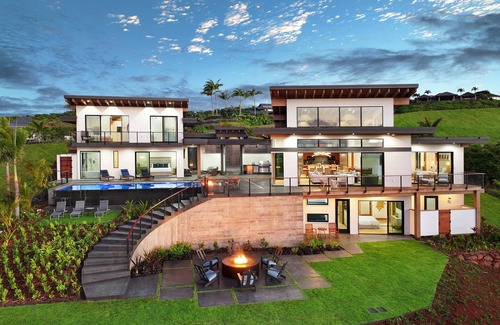 Poipu House | Hale Keaka: Luxury Modern Estate w/Pool, Outdoor Showers, Hot Tub & Ocean Views