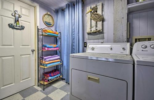 Galveston House | half Mi to Beach Canal-Front Galveston Home!