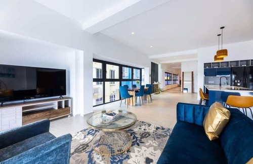 Pietermaai District Apartment | Handelskade's Grand Historical Penthouse: Refined Luxury Living