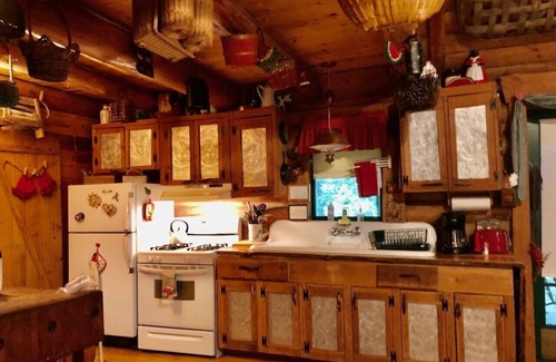 Blairsville Cabin | Handmade Log Cabin w/Full-Length Private Screened Balcony, atop Small Mountain