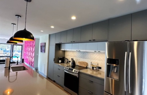 Harbert House | Harbert renovated house Private heated pool spa large deck grill fire pit