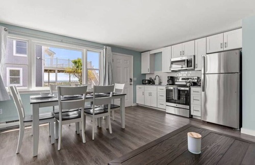 Rye Apartment | Harbor Serenity Private Deck Updated Kitchen