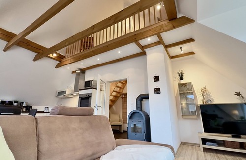 Wittmund Apartment | "Harlebrise: Natural idyll for 6 - balcony, 90sqm, green view!"