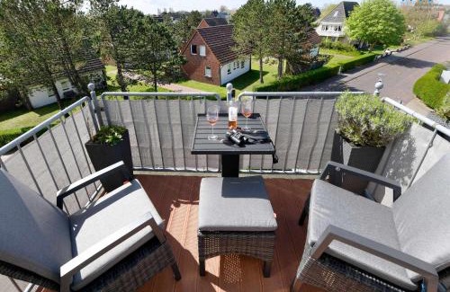 Wangerooge Apartment | Haus Dünenrose Ferienwohnung Strandläufer