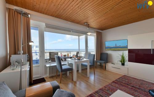 Wangerooge Apartment | Haus Poseidon Ferienwohnung Nordseeblick