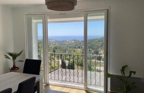 La Cadiere-d'Azur House | Haut de villa, vue mer panoramique
