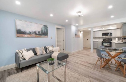 Moncton Apartment | Have fun with the whole family at this stylish place.