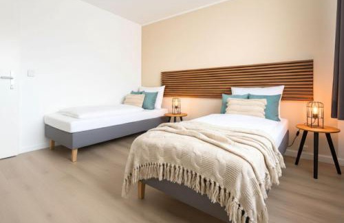 Stadtbezirk West Apartment | Havn Suites - Modernes 2-Raum Apartment für 4 Personen mit Balkon