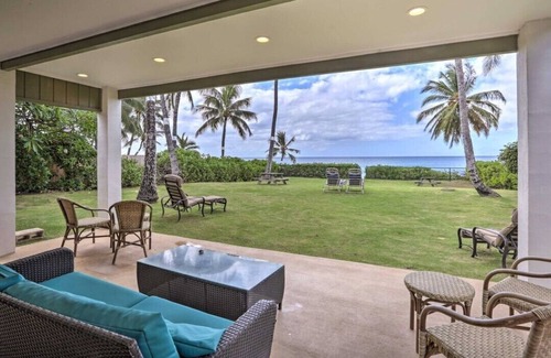 Maili House | Hawaiian Beachfront House w/ Yard, Lanai & Views!