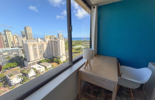 McCully - Moiliili Condo | Hawaiian Monarch 2508 Condo by RedAwning