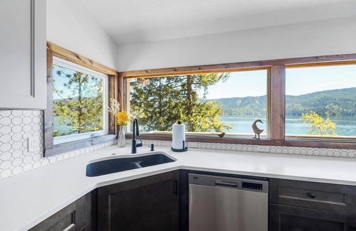 Hayden Lake House | Hayden Lakefront Retreat, Private Dock, Game Room, 3 Decks & Lake Views