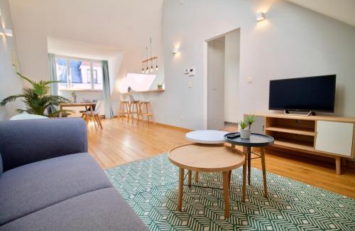 Quartier du Centre - Centrumwijk Apartment | Heart of Grand Place - Stunning 2BR Duplex
