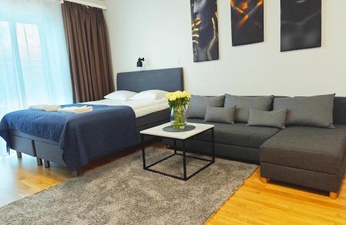 Oulu Apartment | Heart of Oulu studio Parking