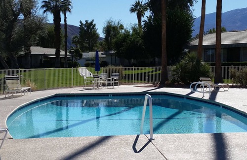 Sunrise Villas Condo | Heart Of Palm Springs, spacious, comfortable and beautifully landscaped.