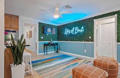 Clearwater House | Heated Pool Beach House Hot Tub, Fire Pit, Games